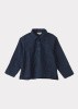 BURDOCK SHIRT NAVY YARN DYED CHECK-0 (1)!