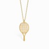 ! colar-life-raquete-tenis-dourado!