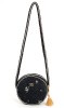 ! Cross Body bag Black Flower!