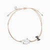 ! pulseira-life-bailarina-prateada!