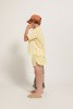 yellow strped shirt!